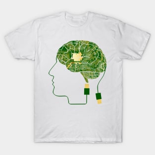 Electronic Circuit, Advanced Technology AI Human Brain T-Shirt